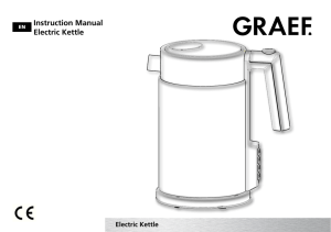 Instruction Manual Electric Kettle