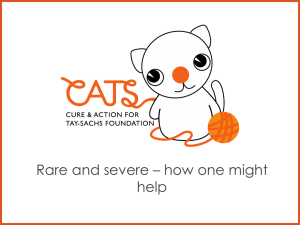 Rare and severe – how one might help