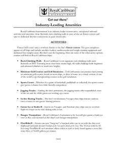 Industry-Leading Amenities - Royal Caribbean International