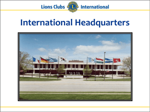 Lions Clubs International Headquarters Overview