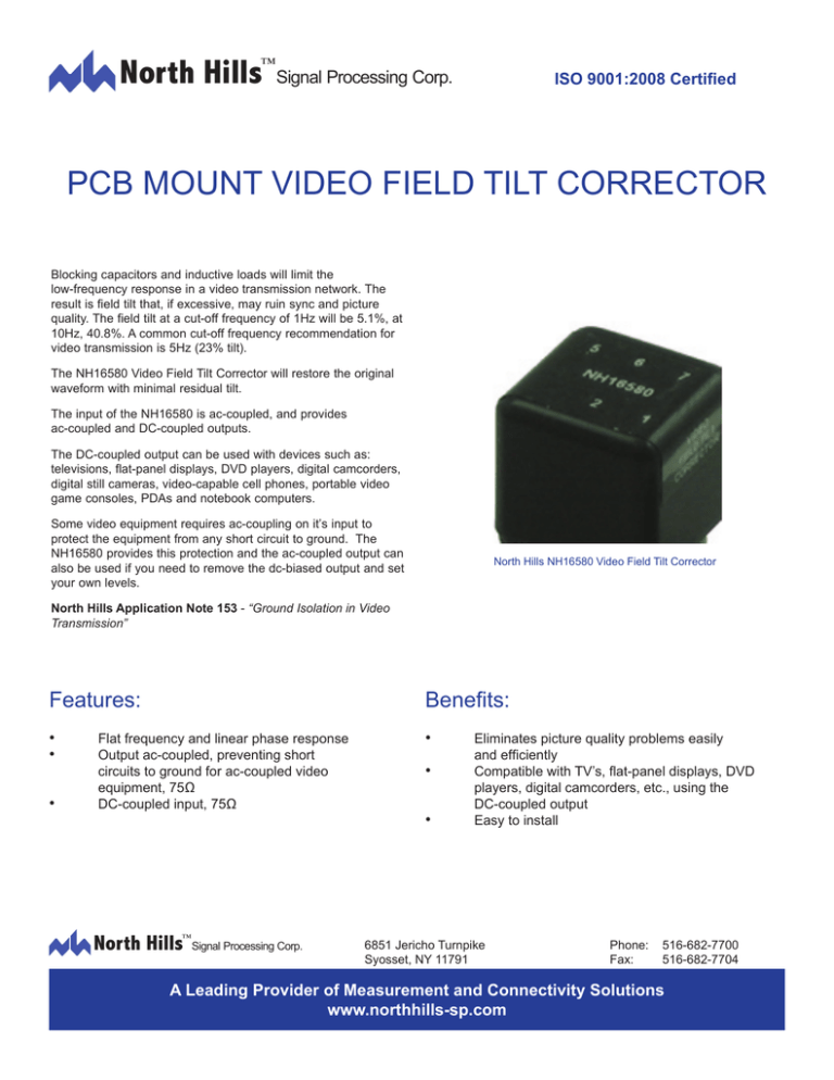 Data Sheet North Hills Signal Processing