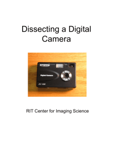 Dissecting a Digital Camera - RIT Center for Imaging Science