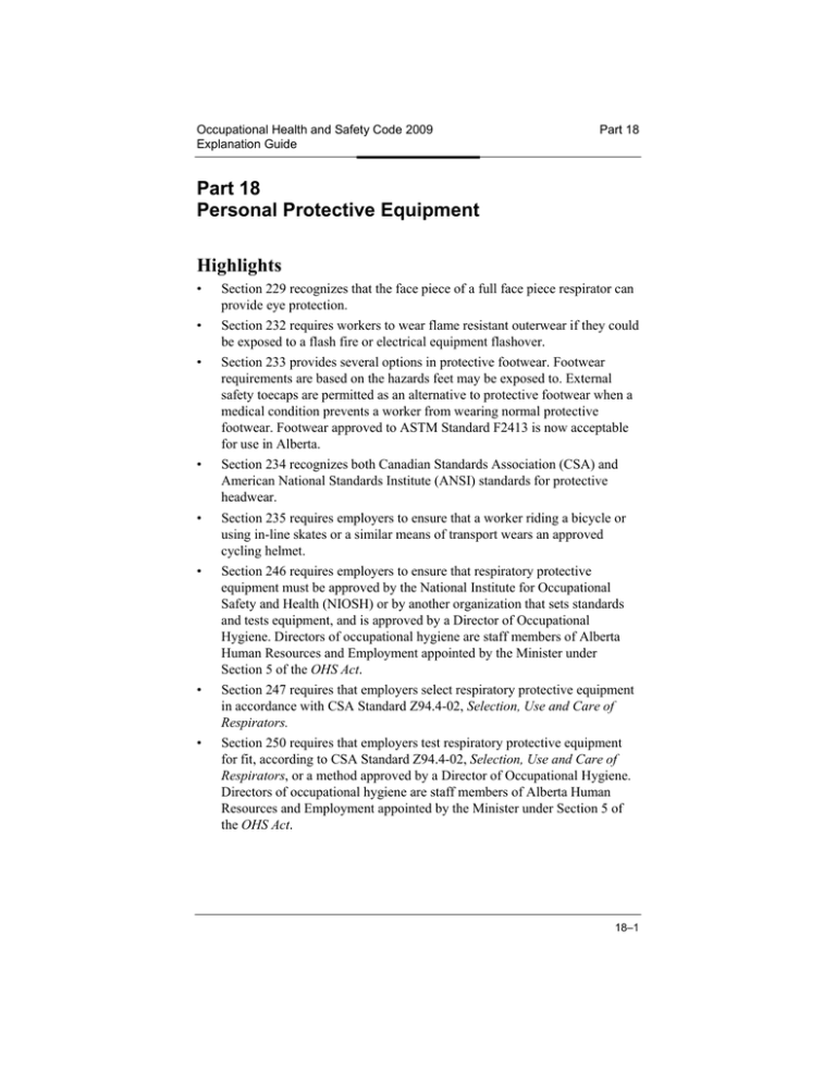 Occupational Health and Safety Code Explanation Guide 2009