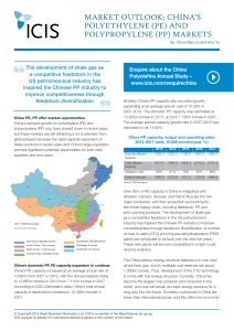 ICIS Free Content-China PE PP Market Outlook02.indd