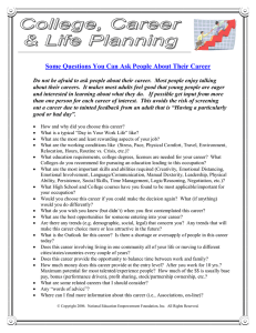 Career Planning Questions: A Guide to Asking Professionals