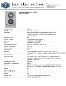 EES Spec Sheet - Elliott Electric Supply