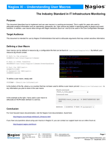 Nagios XI - Understanding User Macros