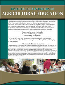 AGRICULTURAL EDUCATION