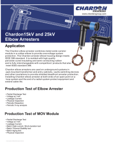 Chardon Elbow Arresters 15kV & 25kV: Specs & Application