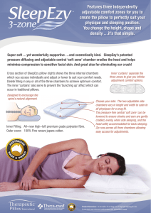 Features three independently adjustable comfort zones for you to