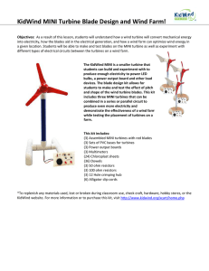 KidWind MINI Turbine Blade Design and Wind Farm!