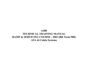 A380 Cabin Systems Training Manual (ATA 44)
