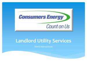 Landlord Portal - Consumers Energy