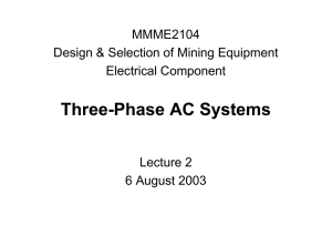 Three-Phase AC Systems