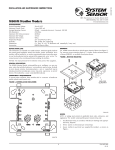M500M Monitor Module