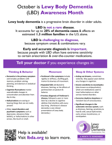 Lewy Body Dementia (LBD) Awareness: Symptoms & Help