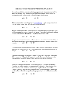 PLEASE ANSWER AND SUBMIT WITH WIT APPLICATION Do you