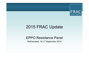 2015 FRAC Update