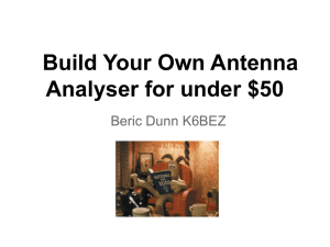 Build Your Own Antenna Analyser for under $50