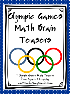 Olympic Games Math Brain Teasers