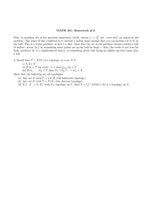 Homework #11 First, in problem #2 of the previous homework (#10)