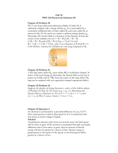PHY 122 Homework Solutions: Electromagnetism Problems