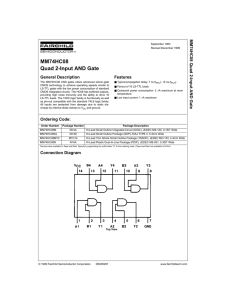 74HC08: Quad 2-Input AND Gate