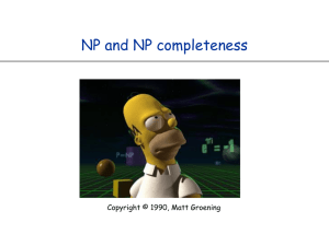 NP and NP completeness