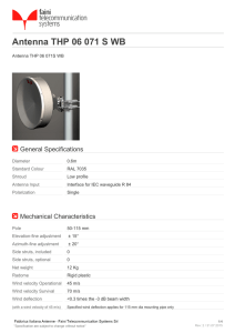Antenna THP 06 071 S WB