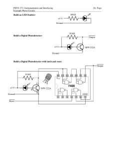 PHYS 373: Instrumentation and Interfacing Dr. Pogo Example Photo