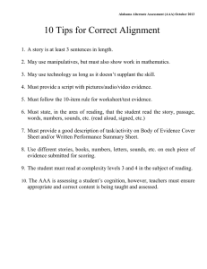 10 Tips for Correct Alignment
