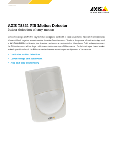 AXIS T8331 PIR Motion Detector