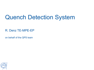 Quench Detection System