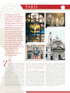 Eucharistic Miracle of Paris, 1290: A Historical Account