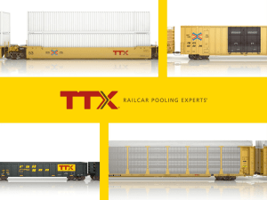 Copyright © 2016 TTX Company. Confidential: Not for Distribution. 1
