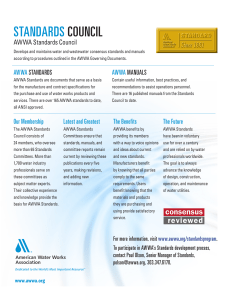 standards council - American Water Works Association