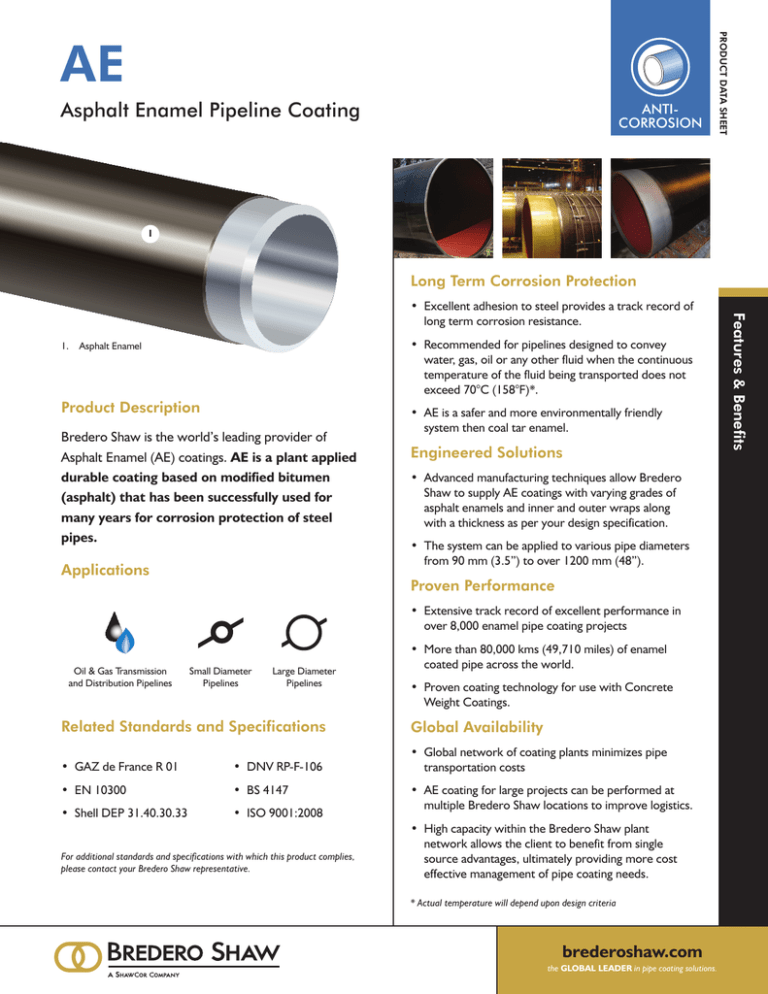 Asphalt Enamel Pipeline Coating