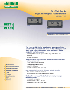 BL Flat Packs - Jewell Instruments