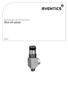 Shut-off valves