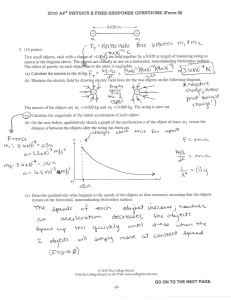 Physics 101 Exam 1 NAME