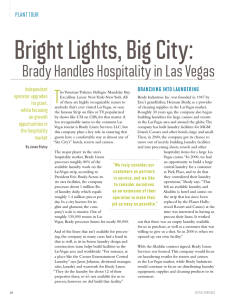 Brady Handles Hospitality in Las Vegas
