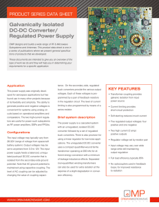 Galvanically Isolated DC-DC Converter