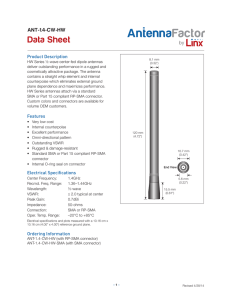 ANT-1.4-CW-HW Data Sheet