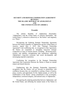 Security and Defense Cooperation Agreement