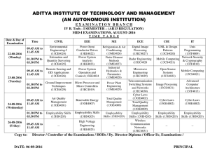 4-1 B.Tech (AR13)