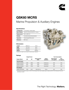QSK60 MCRS