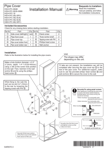Pipe Cover Installation Manual 8-10