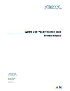 Cyclone V GT FPGA Development Board Reference Manual