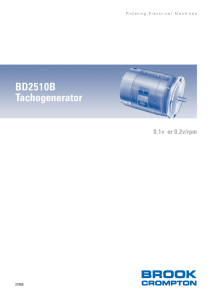 BD2510B Tachogenerator Datasheet: Specs & Performance