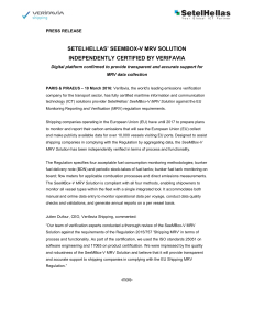 setelhellas` seembox-v mrv solution independently certified by